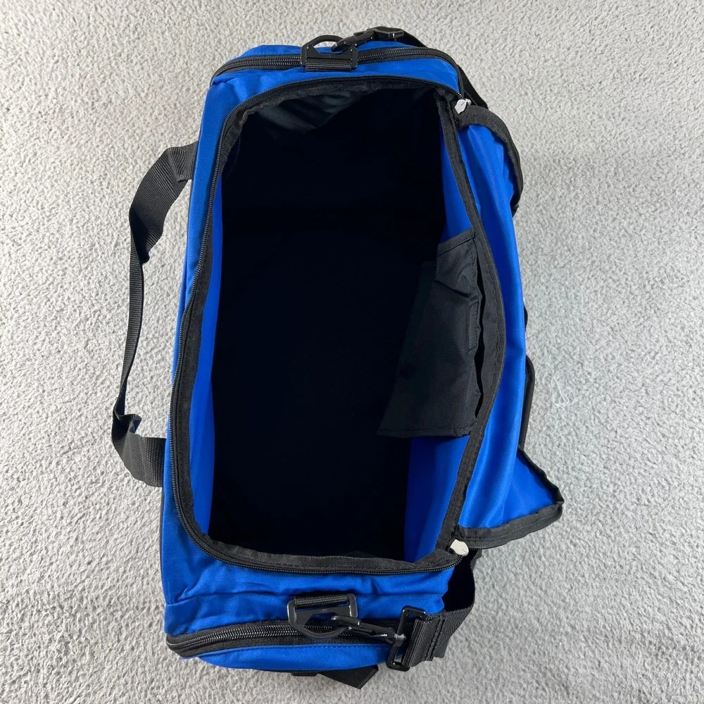 Nike Team Training Duffel Bag Unisex Medium Blue Black Vintage NWT